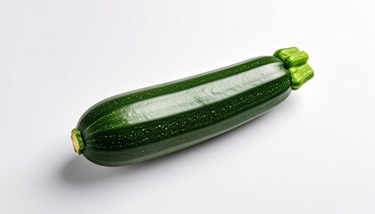 zucchini on a white background