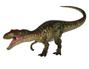 A prehistoric dinosaur, stance