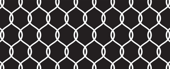 Fototapeta premium Net pattern close up. Rope net . Soccer, football, volleyball, tennis and tennis net pattern. Fisherman hunting net rope texture