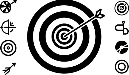 Vector collection of icons set on transparent background