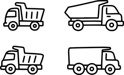 Vector collection of icons set on transparent background