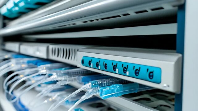 Server rack network cables