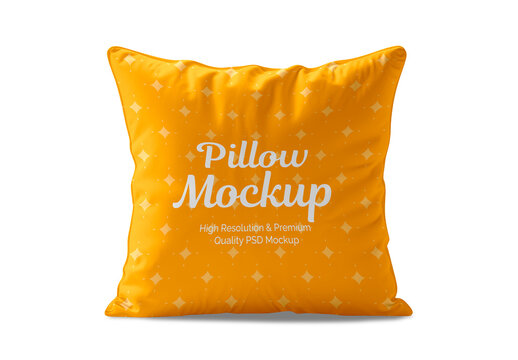 Realistic Sofa Pillow Cover Mockup