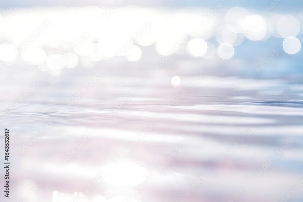 Poster softly blurred abstract background with gentle light reflections on water creating a serene and peac