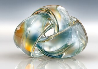 Obraz premium Abstract glass knot