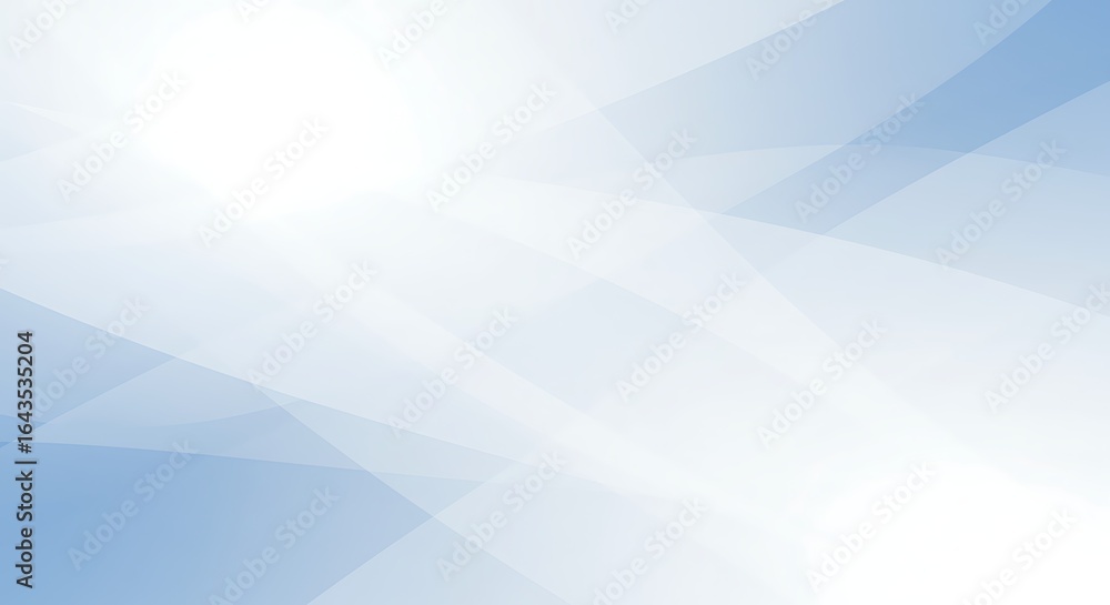 Poster abstract light blue and white geometric pattern with soft gradient lines and subtle pixelation effec