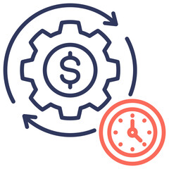 Efficiency Dual Tone Icon