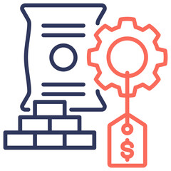 Raw Materials Dual Tone Icon