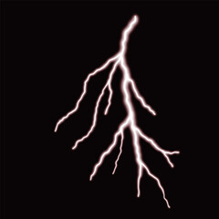 Thunder and lightning natural phenomenon png picture