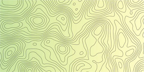 Obraz premium Topographic Contour Line Pattern on Beige Background – Minimal Abstract Terrain Map Design for Modern Art and Geometric Wallpaper 