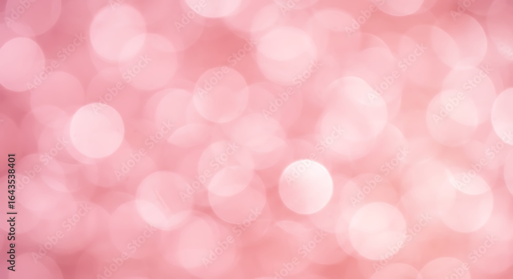 Aufkleber soft focus pink bokeh lights creating a dreamy and romantic abstract background texture