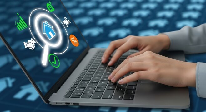 Digital security search and analysis on laptop