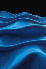 Obraz premium abstract blue wave background