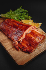 Meat fried in large portions