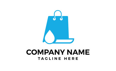 Tote bag Logo design templet