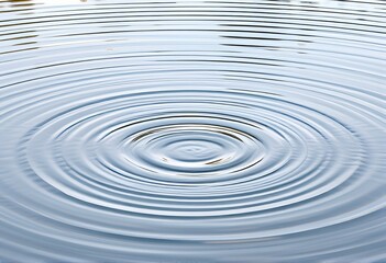 Fototapeta premium Zen water ripples of influence patterns