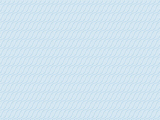 Abstract Curved Line Seamless Pattern in Blue