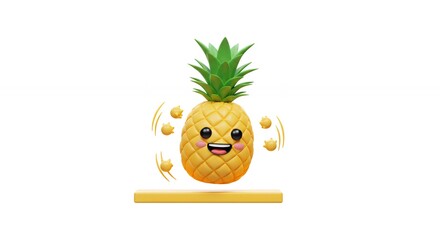 Cartoon pineapple image