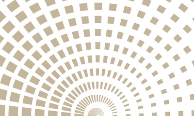 halftone arc sunbrust pattern with abstract brown colour squear geometric style.for interior design ,wallpaper,tablecloths, textile industry etc