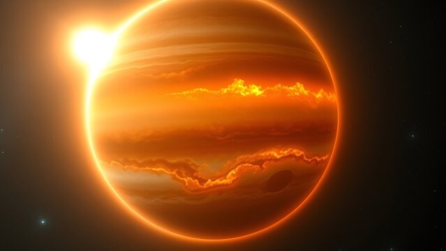 Uranus with mysterious internal heat waves visible through translucent atmosphere.
