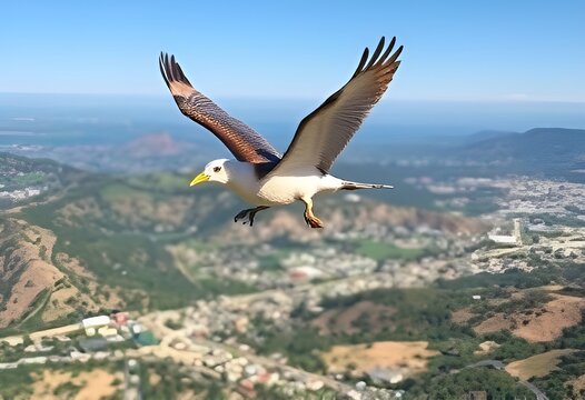 Flying alidade aiming thought direction