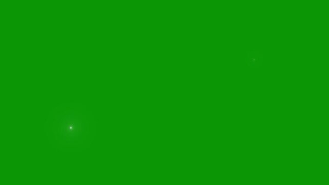 Twinkle star glitter sparkle animation, Glitter sparkle animated, blinking light effect on transparent background, Animation twinkling stars on a green background. 4k animation