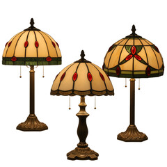 Elegant Stained-Glass Lamps: Timeless Beauty and Warm Illumination