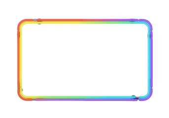 Vibrant Neon Frame: Dynamic Color and Modern Creativity