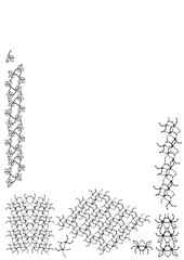 Traditional Indonesian wayang-inspired pattern design with cultural ornaments and decorative motifs