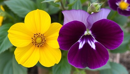 Sunshine Yellow FC and Eggplant Purple BF