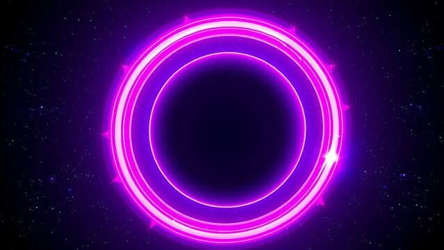 A colorful planet with glowing rings floating in deep space, evoking cosmic wonder and mystery.