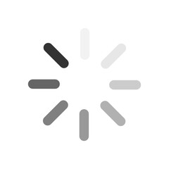 Loader indicator vector spinner symbol template