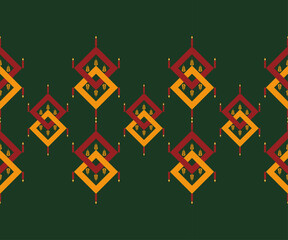 Geometric Pattern Design with Symmetrical Shapes and Decorative Details