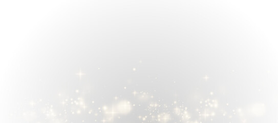 Sparkle, gold, dust, light, magic in PNG with shimmer effect. This PNG Overlay on transparent background is perfect for luxury, bright, and festive celebration design projects