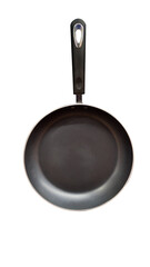 frying pan made of iron non stick isolated on transparent background