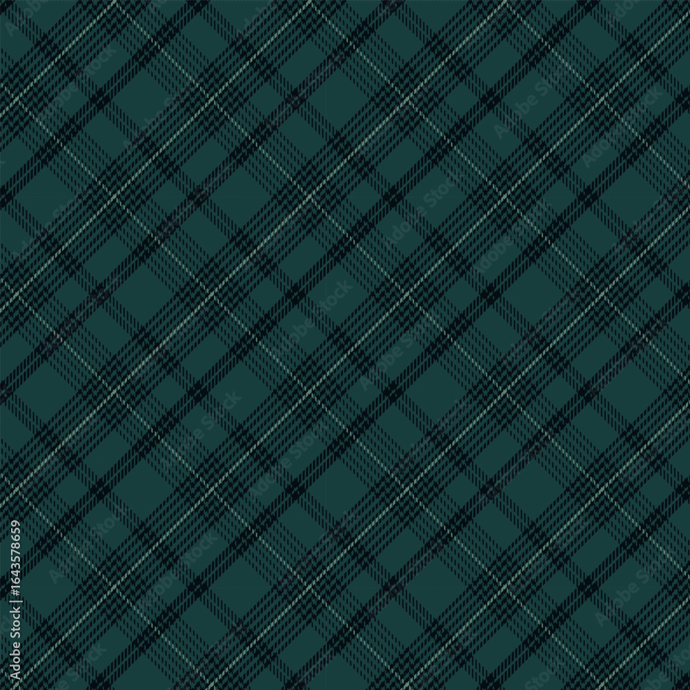 Canvas Prints green plaid with twill weave repeat pattern.checkered tartan gingham seamless pattern for christmas.