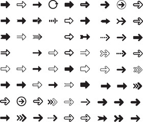 set of arrow icons