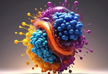 Feeling Fusion Atoms of different colors colliding and fusing re