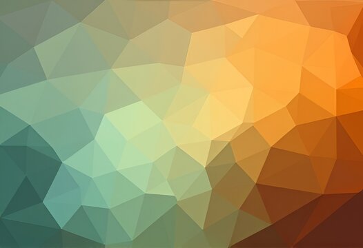 Low Poly Composed of triangular polygons