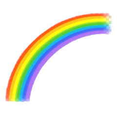 Rainbow sunlight flare optical on transparent illustrations backgrounds png