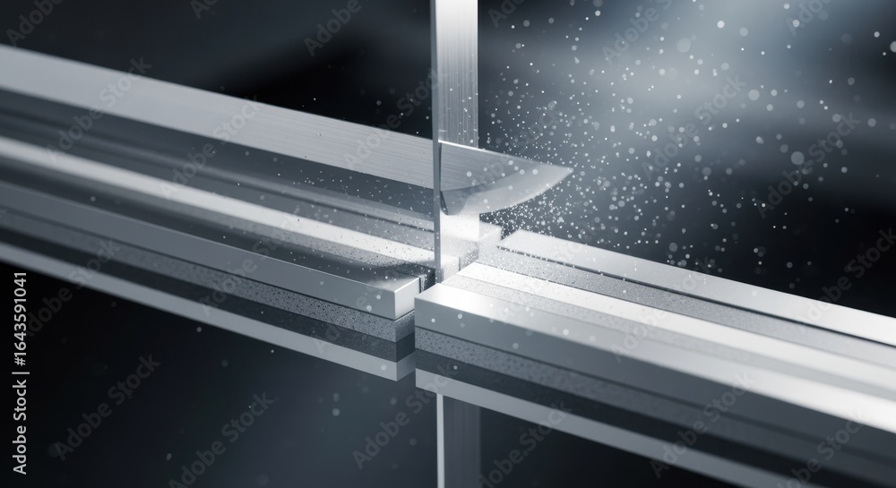 Aufkleber crosssection image showing the layered superconducting tape material as it passes through precision 