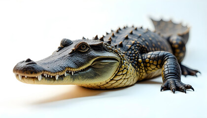 crocodile isolated on white background