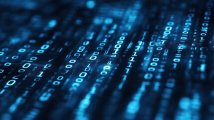 Abstract digital binary code (1)