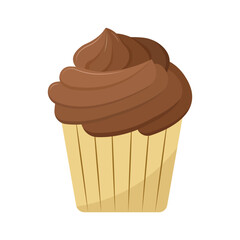 Chocolate cupcake.