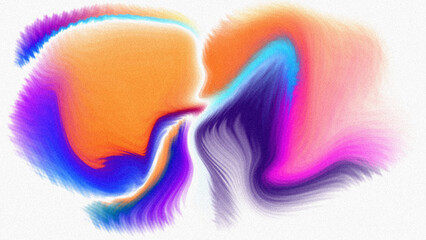ILLUSTRATION ABSTRACT BACKGROUND ELEGANT GRADIENT MESH BLUE ORANGE PURPLE PINK SMOOTH COLOR WITH GRAINY TEXTURE DESIGN VECTOR TEMPLATE GOOD FOR MODERN WEBSITE, WALLPAPER, COVER DESIGN 