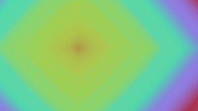 A blurred, diamond-shaped, multicolored gradient fills the frame.