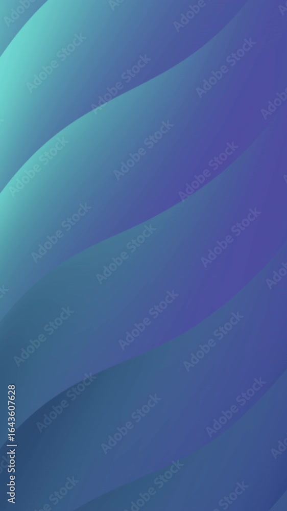 Aufkleber blue and teal wavy abstract shapes in a modern design perfect for backgrounds or graphic projects. s