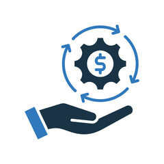 Revenue Generation mixed color icon