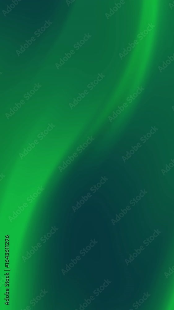 Poster green abstract background with a soft flowing light effect. suitable for presentations, web design, 