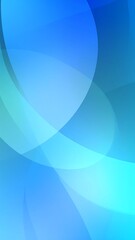Abstract gradient curves in light blues